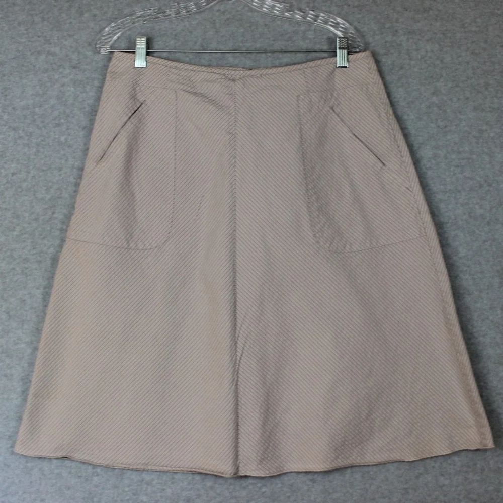 J. Jill 100% Cotton A Line Skirt Size 12 **see notes